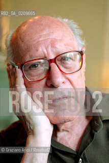 VENICE, 05.09.2008. 65th VENICE FILM FESTIVAL. THE PHILOSOPHER EMANUELE SEVERINO © MARTABUSO/GRAZIANERI FILOSOFIA LETTERATURA