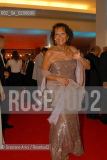 VENICE, 27.08.08. 65th VENICE INTERNATIONAL FILM FESTIVAL. OPENING EVENING. THE ITALIAN ACTRESS CLAUDIA CARDINALE © MARTABUSO/ARICI/GRAZIANERI