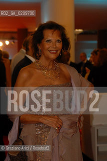 VENICE, 27.08.08. 65th VENICE INTERNATIONAL FILM FESTIVAL. OPENING EVENING. THE ITALIAN ACTRESS CLAUDIA CARDINALE © MARTABUSO/ARICI/GRAZIANERI
