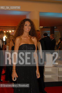VENICE, 27.08.08. 65th VENICE INTERNATIONAL FILM FESTIVAL. OPENING EVENING. THE SOUBRETTE AFEF © MARTABUSO/ARICI/GRAZIANERI