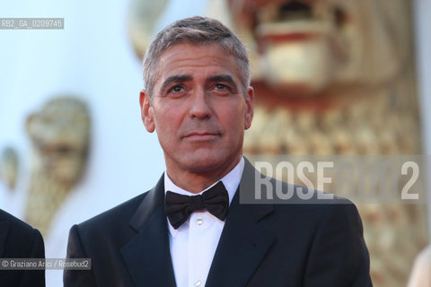 27/08/08 - VENICE 65TH INTERNATIONAL FILM FESTIVAL - OPENING CEREMONY, RED CARPET - THE ACTOR GEORGE CLOONEY @ Graziano Arici / rosebud2 CINEMA BIENNALE ©Graziano Arici/Rosebud2 BIENNALE CINEMA