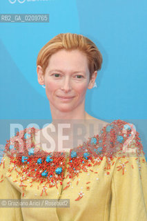 27/08/08 - 65 VENICE  INTERNATIONAL FILM FESTIVAL - FILM: BURN AFTER READING. THE ACTRESS TILDA SWINTON @ Graziano Arici / rosebud2 CINEMA BIENNALE ©Graziano Arici/Rosebud2 BIENNALE CINEMA