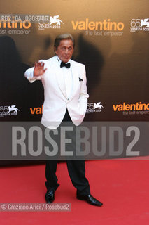 28/08/08 - 65th VENICE INTERNATIONAL FILM FESTIVAL - SCREENING OF THE MOVIE VALENTINO, THE LAST EMPEROR AT THE FENICE OPERA HOUSE - VALENTINO GARAVANI @ Graziano Arici / rosebud2 CINEMA BIENNALE ©Graziano Arici/Rosebud2 BIENNALE CINEMA ©Graziano Arici/Rosebud2 BIENNALE CINEMA