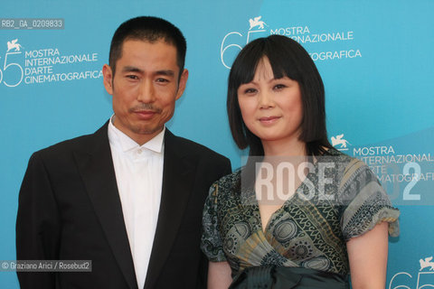28/08/08 - 65 VENICE  INTERNATIONAL FILM FESTIVAL - FILM: WANMEI SHENGHUO (PERFECT LIFE), LEFT TO RIGHT: THE ACTOR CHEN TAISHENG, THE DIRECTOR EMILY TANG