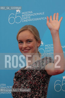 28/08/08 - 65 VENICE  INTERNATIONAL FILM FESTIVAL - FILM: JERICHOW, THE ACTRESS NINA HOSS