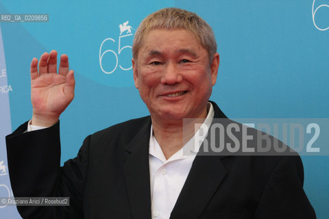 28/08/08 - 65 VENICE  INTERNATIONAL FILM FESTIVAL - FILM: AKIRES TO KAME (ACHILLES AND THE TORTOISE), THE DIRECTOR TAKESHI KITANO