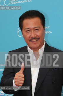 29/08/08 - 65th VENICE  INTERNATIONAL FILM FESTIVAL - FILM: INJU, LA BETE DANS LOMBRE. THE ACTOR RYO ISHIBASHI.