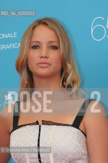 29/08/08 - 65th VENICE  INTERNATIONAL FILM FESTIVAL - FILM: THE BURNING PLAN, THE ACTRESS JENNIFER LAWRENCE