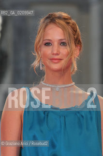 29/08/08 - 65th VENICE  INTERNATIONAL FILM FESTIVAL - FILM: THE BURNING PLAN, THE ACTRESS JENNIFER LAWRENCE ©Graziano Arici/Rosebud2 BIENNALE CINEMA