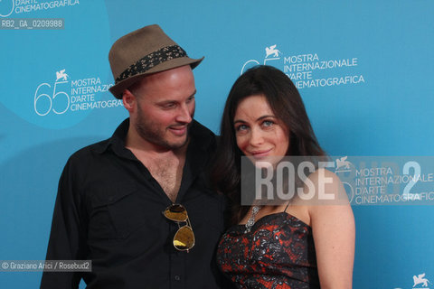 30/08/08 - 65th VENICE  INTERNATIONAL FILM FESTIVAL - FILM: VINYAN. THE DIRECTOR FABRICE DU WELZ AND THE ACTRESS EMMANUELLE BEART ©Graziano Arici/Rosebud2 BIENNALE CINEMA