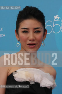 30/08/08 - 65th VENICE  INTERNATIONAL FILM FESTIVAL - FILM: DANGKOU (PLASTIC CITY). THE ACTRESS HUANG YI ©Graziano Arici/Rosebud2 BIENNALE CINEMA