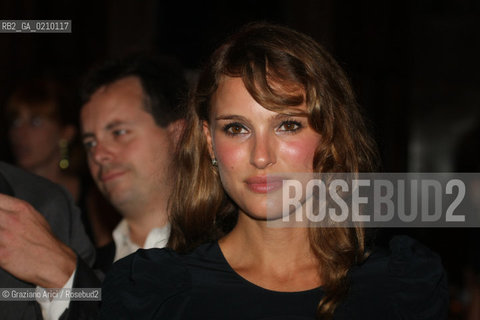 31/08/08 - 65th VENICE  INTERNATIONAL FILM FESTIVAL - .KINEO DIAMANTI AL CINEMA AWARD - . THE ACTRESS NATALIE PORTMAN