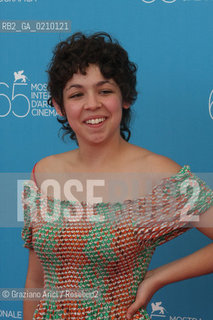 01/09/08 - 65th VENICE  INTERNATIONAL FILM FESTIVAL - FILM: VOY A EXPLOTAR. THE ACTRESS MARIA DESCHAMPS
