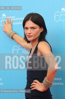 01/09/08 - 65th VENICE  INTERNATIONAL FILM FESTIVAL - FILM: BIRDWATCHERS - LA TERRA DEGLI UOMINI ROSSI. THE ACTRESS CHIARA CASELLI