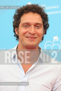 01/09/08 - 65th VENICE  INTERNATIONAL FILM FESTIVAL - FILM: BIRDWATCHERS - LA TERRA DEGLI UOMINI ROSSI. THE ACTOR CLADIO SANTAMARIA