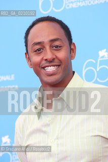 02/09/08 - 65th VENICE  INTERNATIONAL FILM FESTIVAL - FILM: TEZA. THE ACTOR AARON AREFE