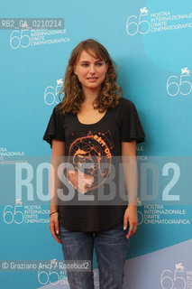 02/09/08 - 65th VENICE  INTERNATIONAL FILM FESTIVAL - FILM: EVE. THE DIRECTOR NATALIE PORTMAN