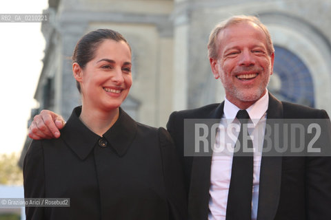 02/09/08 - 65th VENICE INTERNATIONAL FILM FESTIVAL - FILM: NUIT DE CHAIN. THE ACTORS AMIRA CASAR AND PASCAL GREGGORY