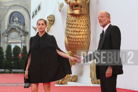02/09/08 - 65th VENICE INTERNATIONAL FILM FESTIVAL - FILM: NUIT DE CHAIN. THE ACTORS AMIRA CASAR AND PASCAL GREGGORY