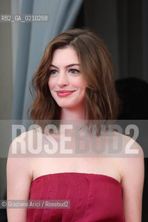 03/09/08 - 65th VENICE  INTERNATIONAL FILM FESTIVAL - FILM: RACHEL GETTING MARRIED. THE ACTRESS ANNE HATHAWAY.