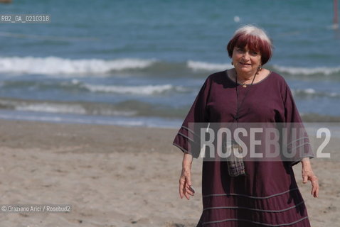 VENICE, 03.09.08. 65th VENICE INTERNATIONAL FILM FESTIVAL. THE FILM DIRECTOR AGNES VARDA © MARTABUSO/ARICI/GRAZIANERI CINEMA