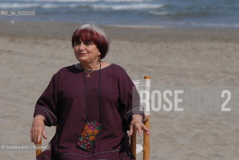 VENICE, 03.09.08. 65th VENICE INTERNATIONAL FILM FESTIVAL. THE FILM DIRECTOR AGNES VARDA © MARTABUSO/ARICI/GRAZIANERI CINEMA