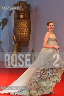 03/09/08 - 65th VENICE  INTERNATIONAL FILM FESTIVAL - FILM: RACHEL GETTING MARRIED. THE ACTRESS ANNE HATHAWAY