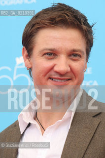 04/09/08 - 65th VENICE  INTERNATIONAL FILM FESTIVAL - FILM: THE HURT LOCKER. THE ACTOR JEREMY RENNER