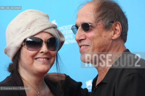 04/09/08 - 65th VENICE  INTERNATIONAL FILM FESTIVAL - FILM: YUPPI DU. THE DIRECTOR ADRIANO CELENTANO WITH HIS WIFE CLAUDIA MORI