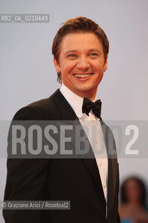 04/09/08 - 65th VENICE  INTERNATIONAL FILM FESTIVAL - RED CARPET FILM: THE HURT LOCKER. THE ACTOR JEREMY RENNER