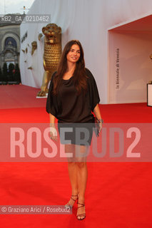 04/09/08 - 65th VENICE  INTERNATIONAL FILM FESTIVAL - RED CARPET FILM: THE HURT LOCKER. SERBIAN ACRESS MARIA KARAN