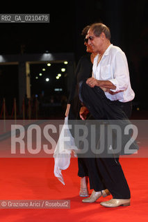 04/09/08 - 65th VENICE  INTERNATIONAL FILM FESTIVAL - RED CARPET FILM: YUPPI DU. ADRIANO CELENTANO DIRECTOR AND ACTOR