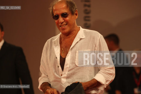 04/09/08 - 65th VENICE  INTERNATIONAL FILM FESTIVAL - RED CARPET FILM: YUPPI DU. ADRIANO CELENTANO DIRECTOR AND ACTOR
