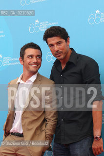 05/09/08 - 65th VENICE  INTERNATIONAL FILM FESTIVAL - FILM: IL SEME DELLA DISCORDIA. THE ACTORS ALESSANDRO GASSMAN AND MICHELE VENITUCCI.