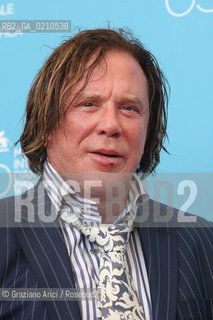 05/09/08 - 65th VENICE  INTERNATIONAL FILM FESTIVAL - FILM: THE WRESTLER. THE ACTOR MICKEY ROURKE