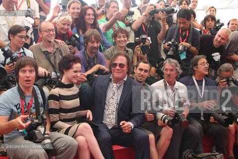 05/09/08 - 65th VENICE  INTERNATIONAL FILM FESTIVAL - FILM: THE WRESTLER. THE ACTORS MICKEY ROURKE AND EVAN RACHEL WOOD.