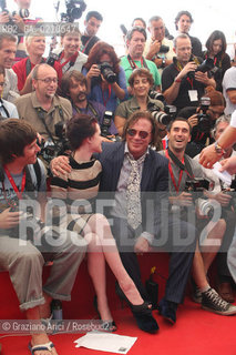 05/09/08 - 65th VENICE  INTERNATIONAL FILM FESTIVAL - FILM: THE WRESTLER. THE ACTORS MICKEY ROURKE AND EVAN RACHEL WOOD.