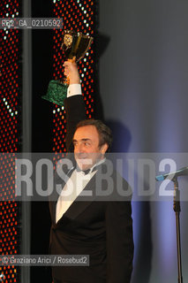 06/09/08 - 65th VENICE INTERNATIONAL FILM FESTIVAL - THE OFFICIAL AWARDS - COPPA VOLPI FOR THE BEST ACTOR SILVIO ORLANDO, FILM: IL PAPA DI GIOVANNA