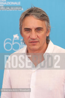 06/09/08 - 65th VENICE  INTERNATIONAL FILM FESTIVAL - FILM: LA FABBRICA DEI TEDESCHI. THE DIRECTOR MIMMO CALOPRESTI