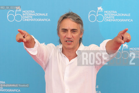 06/09/08 - 65th VENICE  INTERNATIONAL FILM FESTIVAL - FILM: LA FABBRICA DEI TEDESCHI. THE DIRECTOR MIMMO CALOPRESTI
