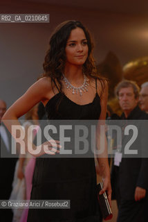06/09/08 - 65th VENICE  INTERNATIONAL FILM FESTIVAL - GOLDEN LION NIGHT.RED CARPET.THE ACTRESS ANITA BRAGA © ERREBI