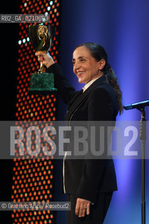 06/09/08 - 65th VENICE INTERNATIONAL FILM FESTIVAL - THE OFFICIAL AWARDS - COPPA VOLPI FOR BEST ACTRESS TO DOMINIQUE BLANC, FILM: LAUTRE