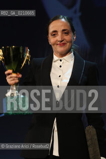 06/09/08 - 65th VENICE INTERNATIONAL FILM FESTIVAL - THE OFFICIAL AWARDS - COPPA VOLPI FOR BEST ACTRESS TO DOMINIQUE BLANC, FILM: LAUTRE