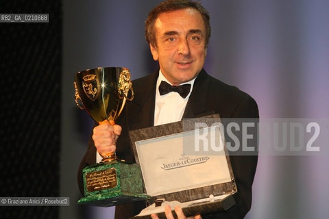 06/09/08 - 65th VENICE INTERNATIONAL FILM FESTIVAL - THE OFFICIAL AWARDS - COPPA VOLPI FOR THE BEST ACTOR SILVIO ORLANDO, FILM: IL PAPA DI GIOVANNA