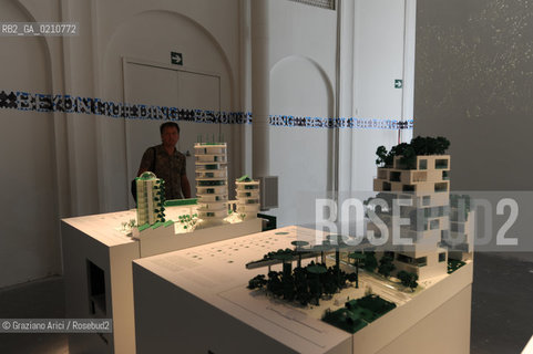 VENICE 11/09/08 - 11th INTERNATIONAL ARCHITECTURE EXIBITION OF BIENNALE : STEFANO BOERI : SUSTAINABLE DYSTOPIA ©Graziano Arici/Rosebud2 BIENNALE ARCHITETTURA ARCHITETTO