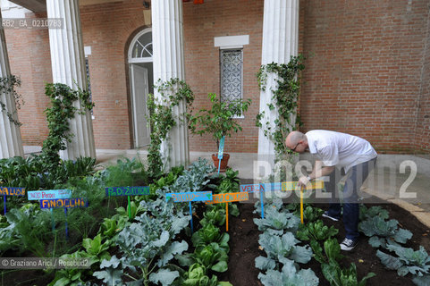 VENICE 11/09/08 - 11th INTERNATIONAL ARCHITECTURE EXIBITION OF BIENNALE : USA PAVILLON :  GARDEN AS PEDAGOGY - THE EDIBLE SCHOOLYARD ©Graziano Arici/Rosebud2 BIENNALE ARCHITETTURA ARCHITETTO