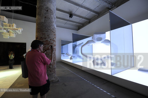 VENICE 11/09/08 - 11th INTERNATIONAL ARCHITECTURE EXIBITION OF BIENNALE : ARSENALE CORDERIE : ASYMPTOTE ARCHITECTURE INSTALLATION ©Graziano Arici/Rosebud2 BIENNALE ARCHITETTURA ARCHITETTO