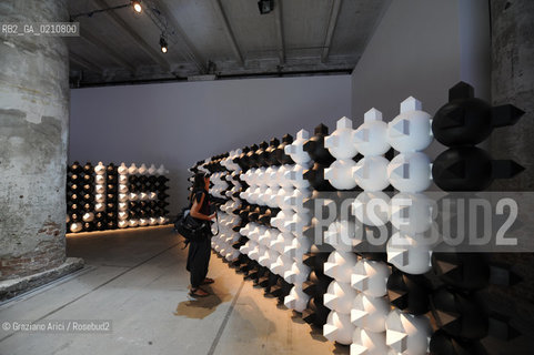 VENICE 11/09/08 - 11th INTERNATIONAL ARCHITECTURE EXIBITION OF BIENNALE : ARSENALE CORDERIE : CLOUD BY AN TE LIU ©Graziano Arici/Rosebud2 BIENNALE ARCHITETTURA ARCHITETTO