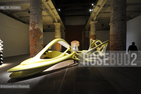 VENICE 11/09/08 - 11th INTERNATIONAL ARCHITECTURE EXIBITION OF BIENNALE : ARSENALE CORDERIE : ZAHA HADID ARCHITECTS ©Graziano Arici/Rosebud2 BIENNALE ARCHITETTURA ARCHITETTO