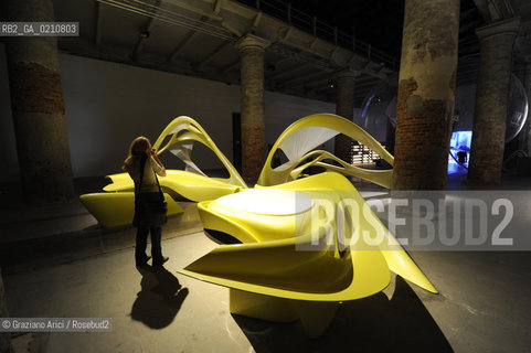 VENICE 11/09/08 - 11th INTERNATIONAL ARCHITECTURE EXIBITION OF BIENNALE : ARSENALE CORDERIE : ZAHA HADID ARCHITECTS ©Graziano Arici/Rosebud2 BIENNALE ARCHITETTURA ARCHITETTO